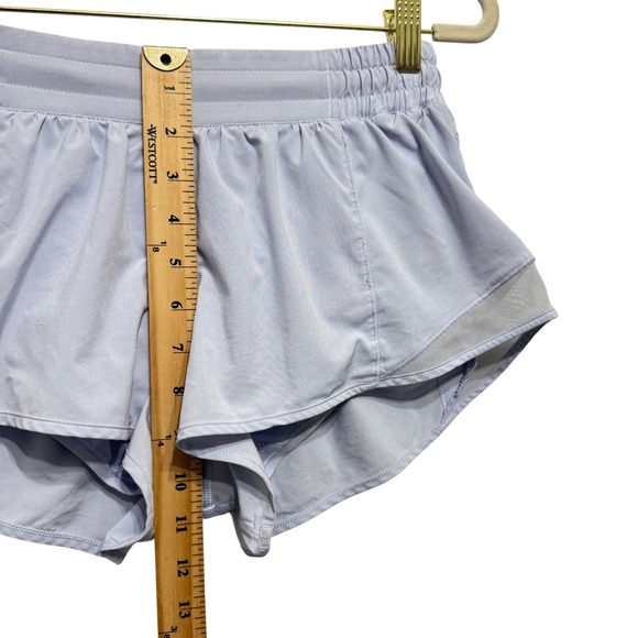 Lululemon Hotty Hot Low-Rise Lined Short 2.5 Blue Size 8 - Picture 9 of 12